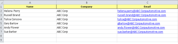 Importing Contact Details from Excel Sheet to OutLook